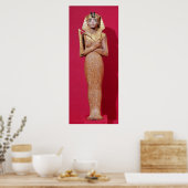 Shabti figuur van koning uit Tomb van Tutankhamun Poster (Keuken)