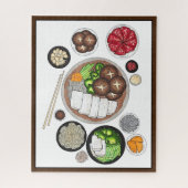 Shabu-Shabu Japan Japanse keuken Hotpot Legpuzzel (Verticaal)