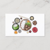 Shabu-Shabu Japans eten hotpot restaurant Visitekaartje (Voorkant)