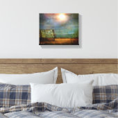 Shack on Prairie Corner Canvas Afdruk (Insitu (Slaapkamer))