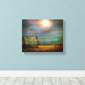 Shack on Prairie Corner Canvas Afdruk (Insitu (Houten vloer))