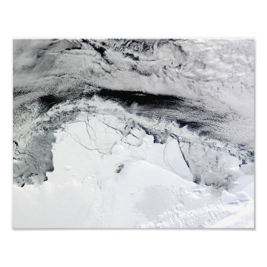 Shackleton Ice Shelf, Antarctica Foto Afdruk (Voorkant)