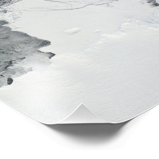 Shackleton Ice Shelf, Antarctica Foto Afdruk (Hoek)