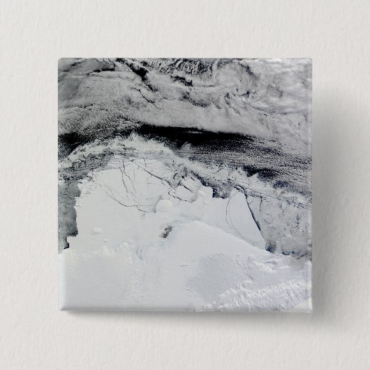 Shackleton Ice Shelf, Antarctica Vierkante Button 5,1 Cm (Voorkant)
