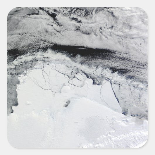 Shackleton Ice Shelf, Antarctica Vierkante Sticker (Voorkant)