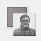 Shackleton in Antarctische Nimrod 1909 afbeelding Magneet (Voorkant / Achterkant)
