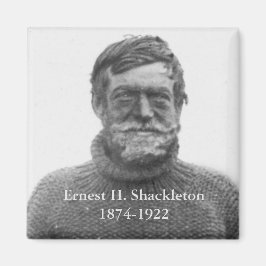 Shackleton in Antarctische Nimrod 1909 afbeelding Magneet