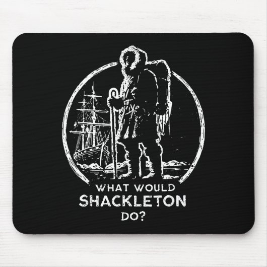 Shackleton Leiderschapsenergie Managers Retro Desi Muismat (Voorkant)