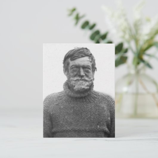 Shackletonin Antarctisch Nimrod-afbeelding en quot Briefkaart (Staand voorkant)