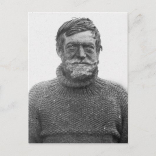 Shackletonin Antarctisch Nimrod-afbeelding en quot Briefkaart (Voorkant)