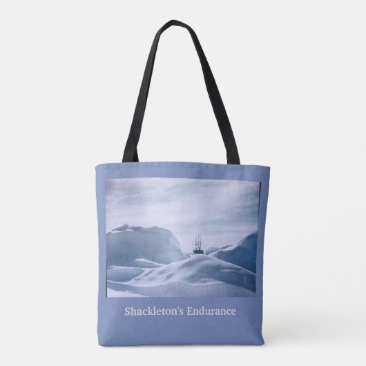 Shackleton's endurance Antarctische Canvas tas (Achterkant)