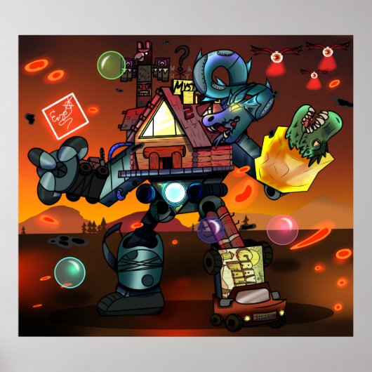 ShackTron (zwaartekracht-Herfsten) Poster (Voorkant)