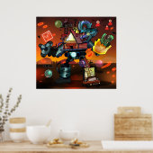 ShackTron (zwaartekracht-Herfsten) Poster (Keuken)