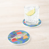 Shad Zandsteen Onderzetter (Zijkant)