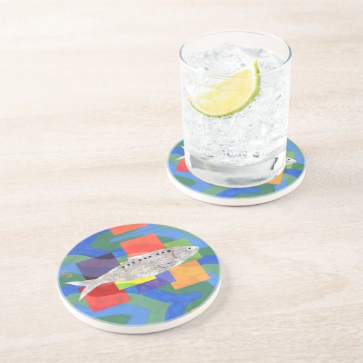 Shad Zandsteen Onderzetter (Zijkant)