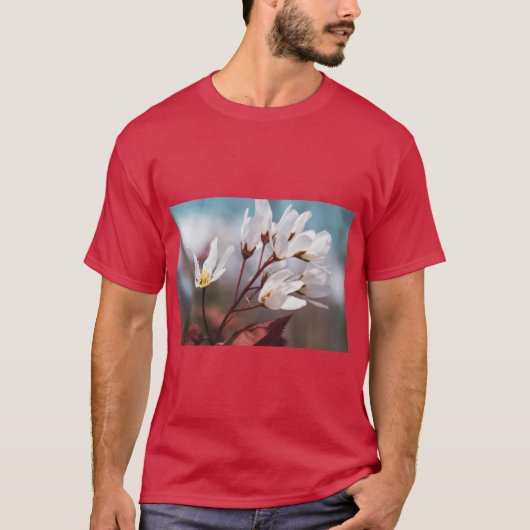 Shadbush Blossom Nature Tee T-shirt (Voorkant)