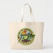 Shade Grown koffie Grote Tote Bag (Voorkant)