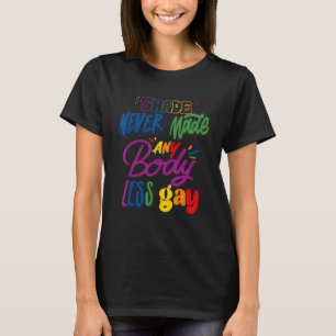 Shade maakt nooit iemand minder homoseksueel handg t-shirt