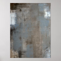 'Shade' neutraal Abstract kunstPoster