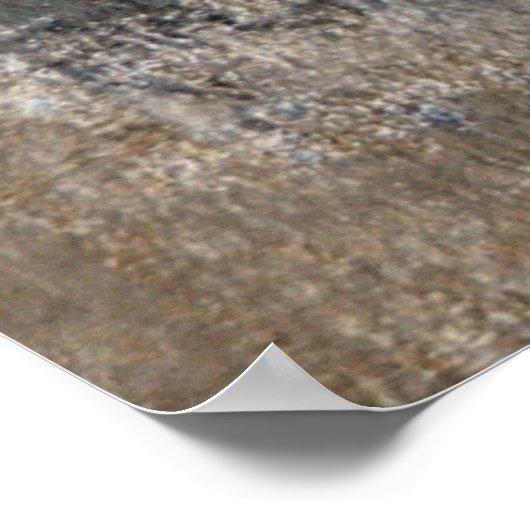 'Shade' neutraal Abstract kunstPoster Poster (Hoek)