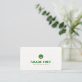Shade Tree Logo Ontwerp | Aanpasbare Kleur | Visitekaartje (Staand voorkant)