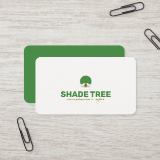 Shade Tree Logo Ontwerp | Aanpasbare Kleur | Visitekaartje