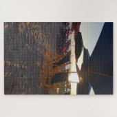 Shaded Beach Seating at Sunset Legpuzzel (Horizontaal)