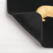 Shaded Cream Christmas Dachshund Dog Mom Funny Cut Muismat (Hoek)