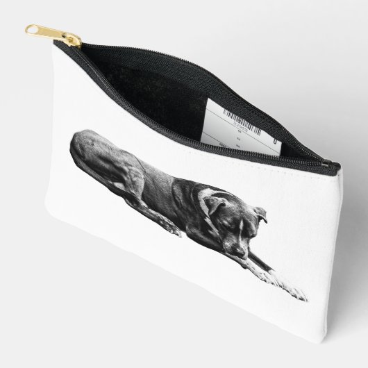 Shaded Dog Zip Pouch Etui (Open)