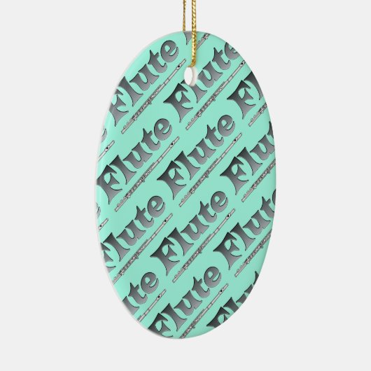 Shaded Flute Keramisch Ornament (Rechts)