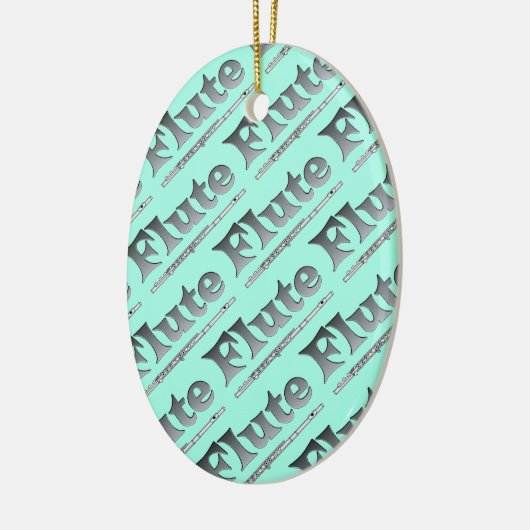 Shaded Flute Keramisch Ornament (Links)