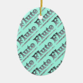 Shaded Flute Keramisch Ornament (Voorkant)