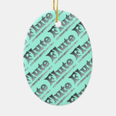 Shaded Flute Keramisch Ornament (Achterkant)