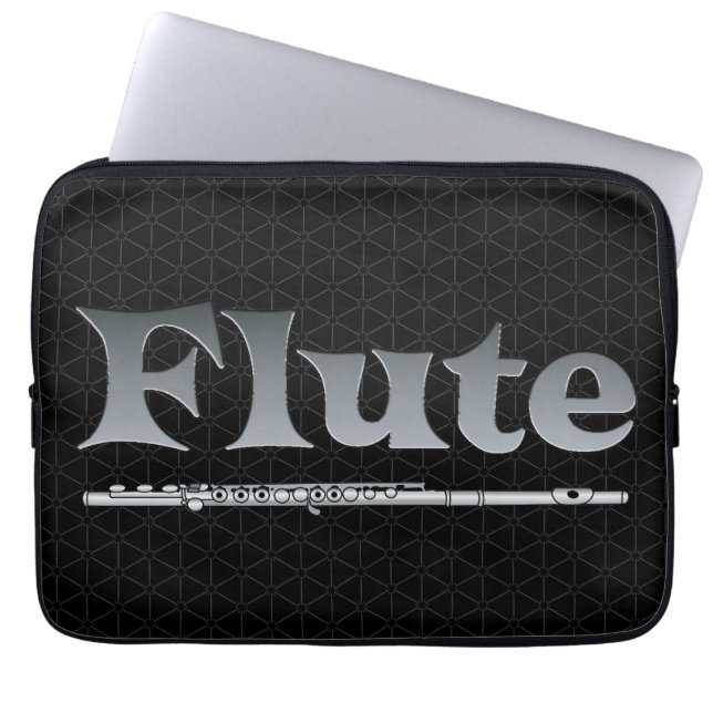 Shaded Flute Laptop Sleeve (Voorkant)