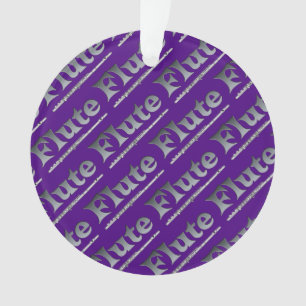 Shaded Flute Ornament