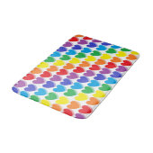 Shaded Rainbow Hearts Badmat (Gekanteld)