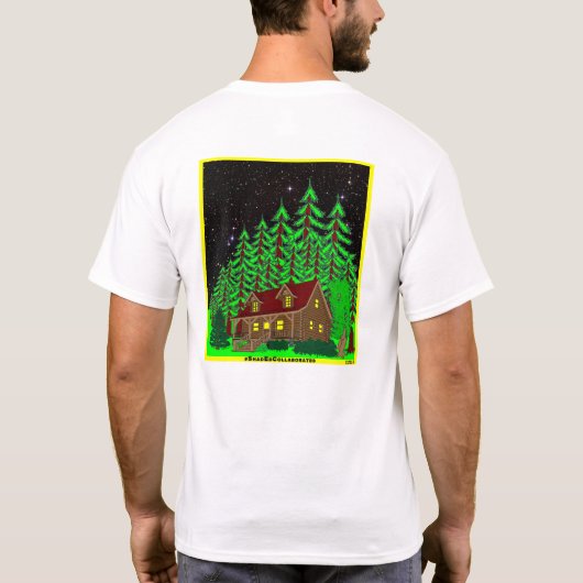 #ShadEdCollaborates Cabin Back SCM Graffix Front T-shirt (Achterkant)