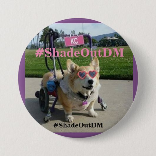 #ShadeOutDM Button (Voorkant)