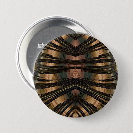 ~ Shades Brown Green ~ Button (Voorkant /achterkant)