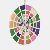 Shades en Hues van het Kleurwiel Keramisch Ornament (Rechts)