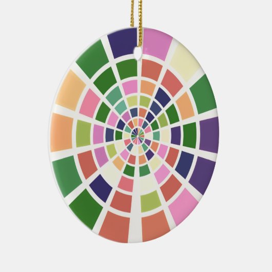 Shades en Hues van het Kleurwiel Keramisch Ornament (Rechts)