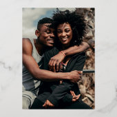 Shades- Foto Wedding Folie Uitnodiging (Achterkant)