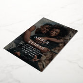 Shades- Foto Wedding Folie Uitnodiging (Gedraaid)