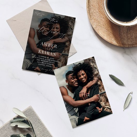 Shades - Fotobruiloft Kaart