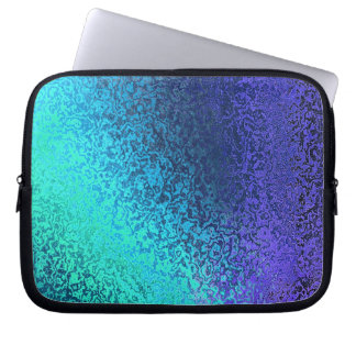 Shades in blauw laptophoes laptop sleeve