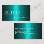 Shades of Aqua Professional-Visitekaartjes Visitekaartje (Voorkant / Achterkant)