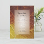 Shades of Autumn Herfst Feast Kaart (Staand voorkant)