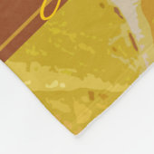 Shades of Autumn Leaf Bruiloft Fleece Deken (Hoek)