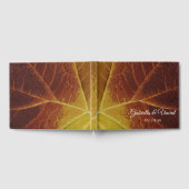 Shades of Autumn Leaf Bruiloft Gastenboek (Volledig)