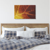 Shades of Autumn Leaf Canvas Afdruk (Insitu (Slaapkamer))